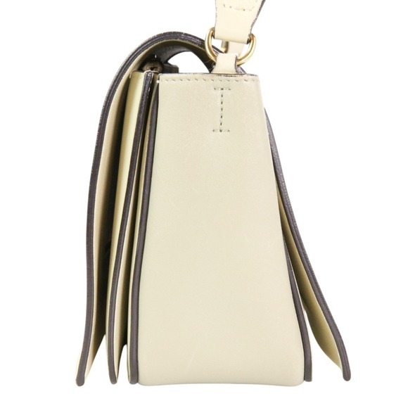 CELINE Gray Leather Shoulder Bag - Picture 3 of 16